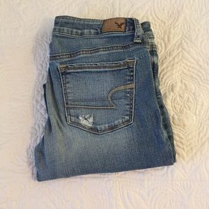American Eagle skinny kick jeans